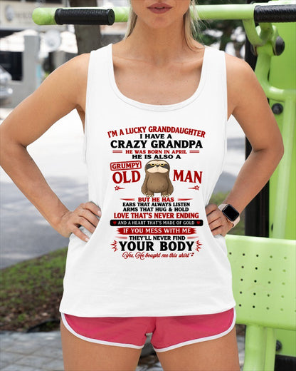 APRIL - LUCKY GRANDDAUGHTER HAVE A GRANDPA From GRANDPA - TRACY04 (SKU2608-548-04)