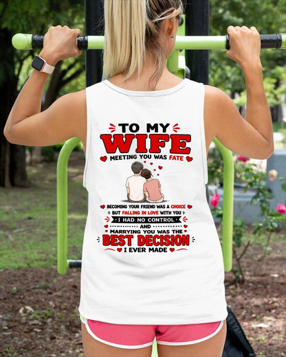 PERFECT T-SHIRT FOR MY WIFE - GIFT FROM HUSBAND - TRACY00 (SKU2608-107)