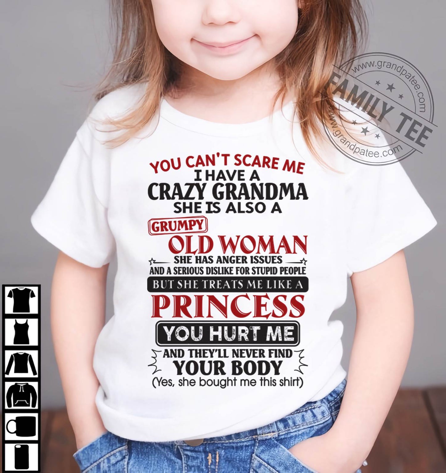 You Can't Scare Me - Gift For Grandson And Granddaughter From Grandma - XUAN00 (SKU10-76-00)