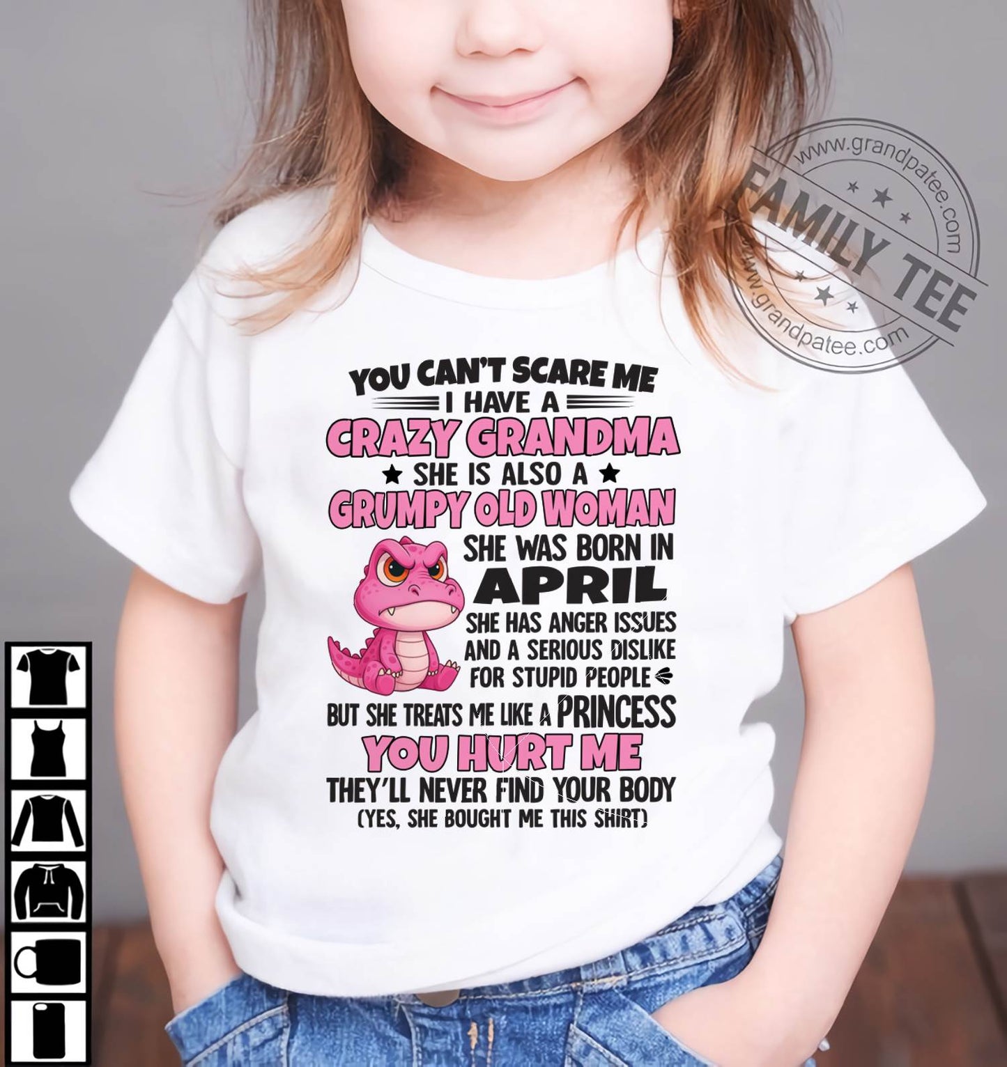 You Can’t Scare Me - Gift For Grandson And Granddaughter From Grandma - XUAN04 (SKU09-130-04)