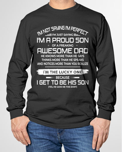 I'm not saying I'm perfect T-shirt From DAD - TRACY00 (SKU2605-284-00)