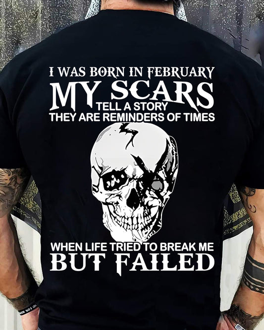 My Scars Tell A Story – T-Shirt For Man – XUAN02 (SKU10-27-02)