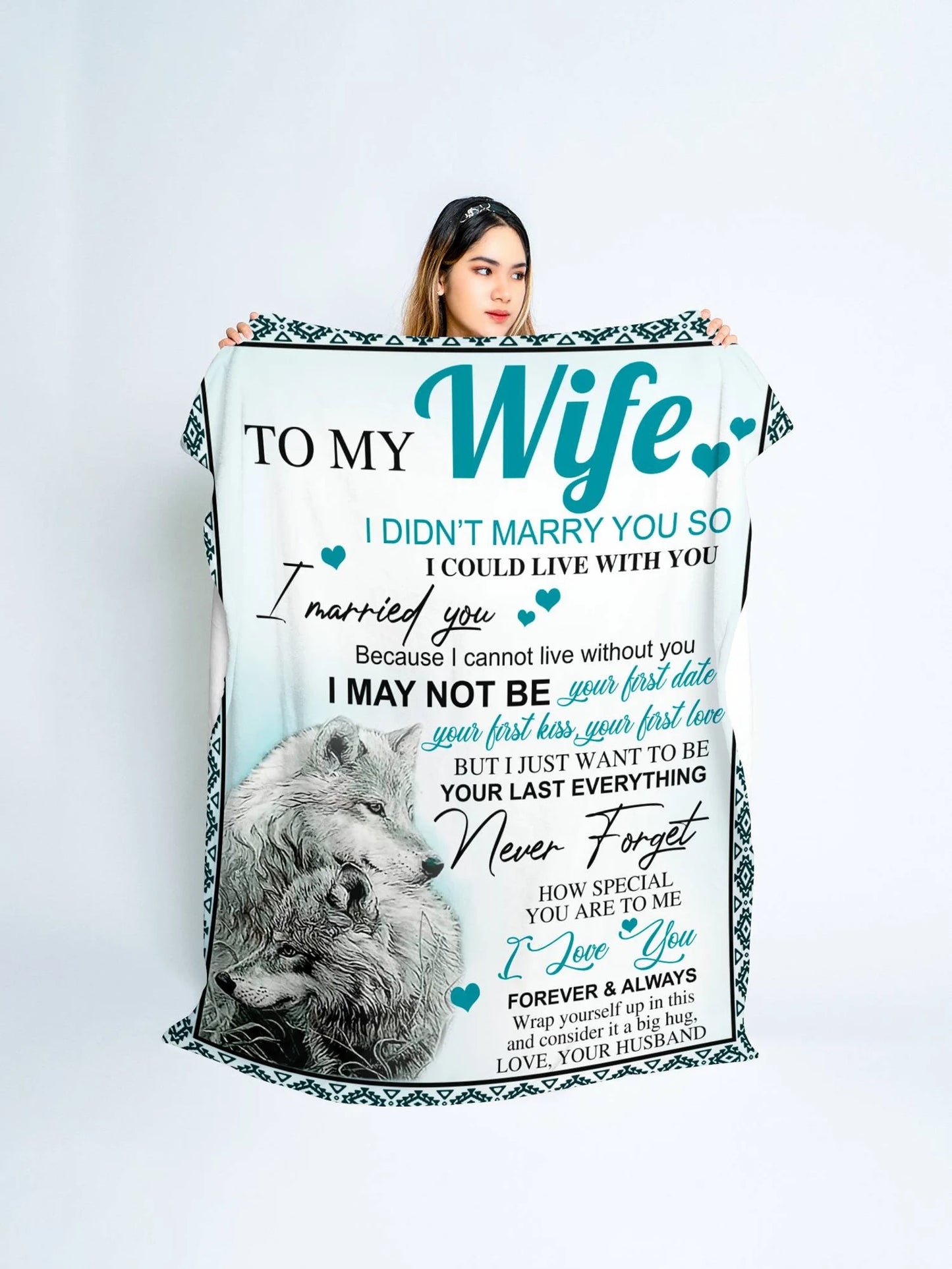 Special Blanket Gift For Your  Wife - From Husband
