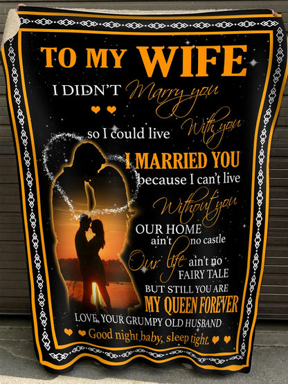 Special Blanket Gift For Your Wife - From  Husband