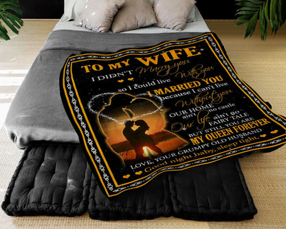 Special Blanket Gift For Your Wife - From  Husband