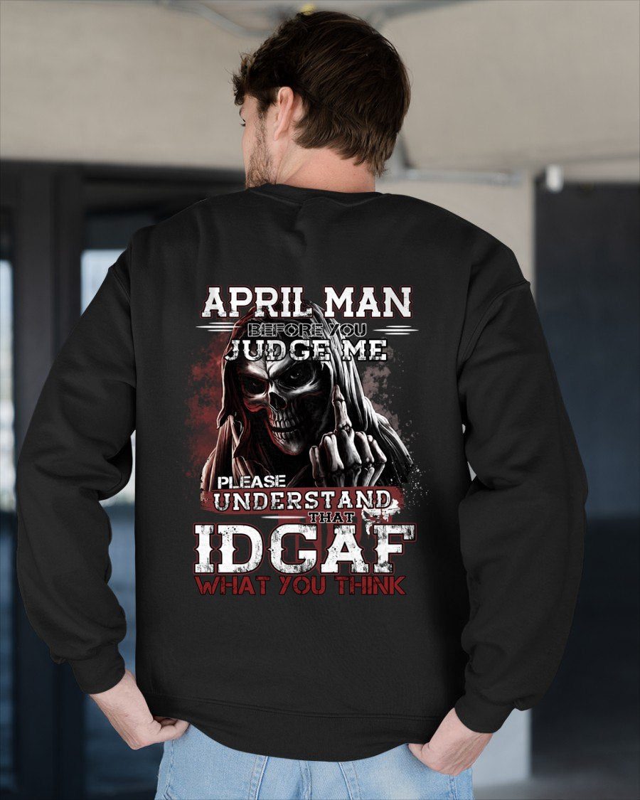 APRIL - BEFORE YOU JUDGE ME T-shirt For MAN - TRACY04 (SKU2605-275-04)
