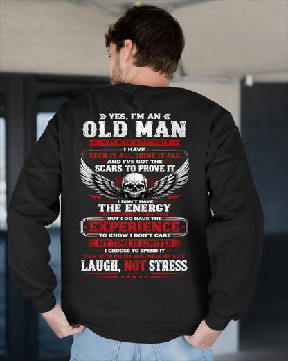 DECEMBER - I'M AN OLD MAN - Birthday T-Shirt For MAN - TRACY12 (SKU2609-22-12)