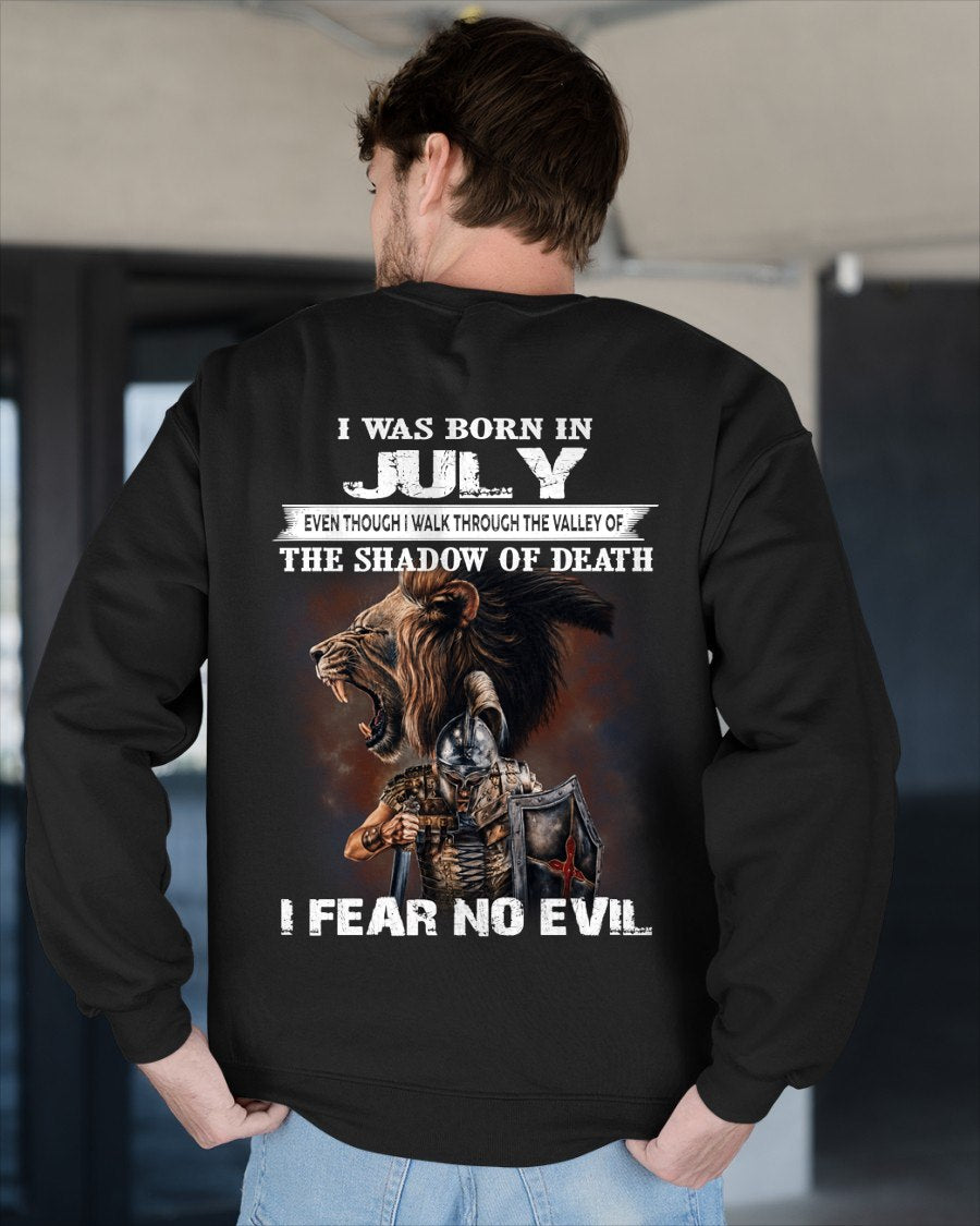 JULY - EVEN THOUGH I WALK THROUGH THE VALLEY T-Shirt For MAN - TRACY07 (SKU2606-168-07)