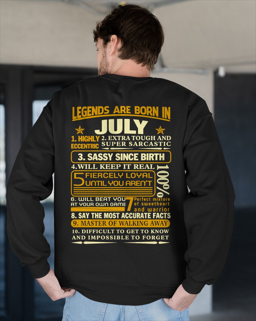 JULY - LEGENDS ARE BORN IN JULY For MAN - TRACY07 (SKU2605-242-07)
