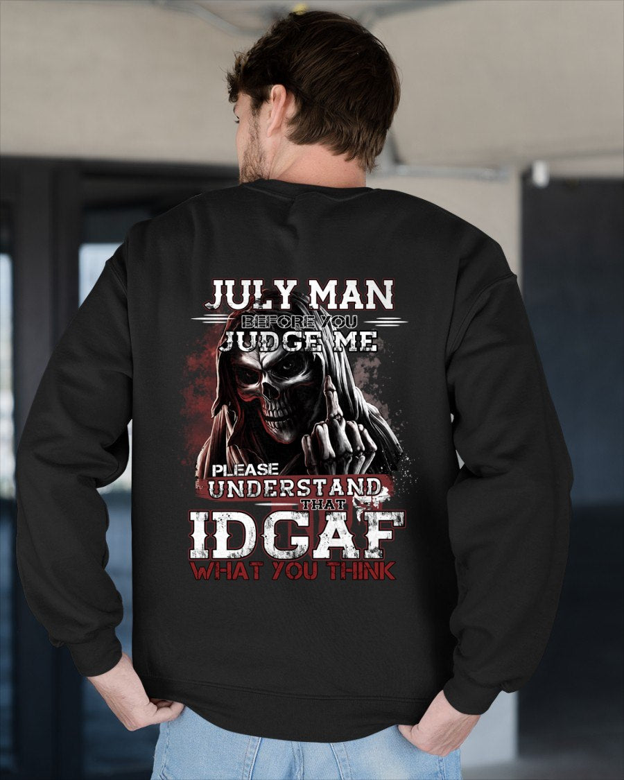 JULY - BEFORE YOU JUDGE ME T-shirt For MAN - TRACY07 (SKU2605-275-07)