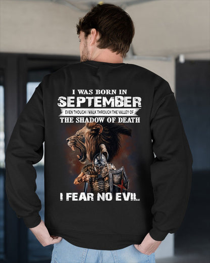 SEPTEMBER - EVEN THOUGH I WALK THROUGH THE VALLEY T-Shirt For MAN - TRACY09 (SKU2606-168-09)