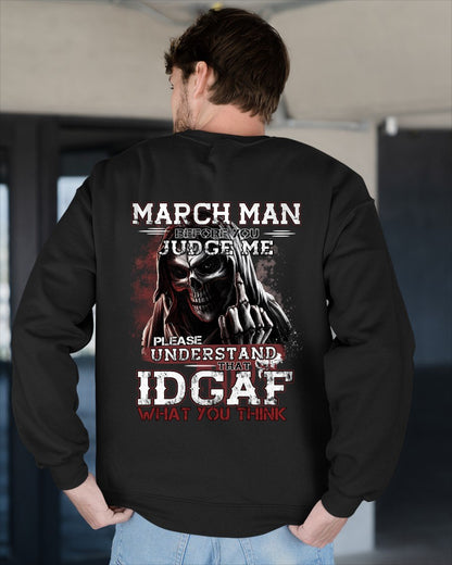 MARCH - BEFORE YOU JUDGE ME T-shirt For MAN - TRACY03 (SKU2605-275-03)