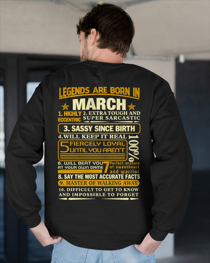 MARCH - LEGENDS ARE BORN IN MARCH For MAN - TRACY03 (SKU2605-242-03)