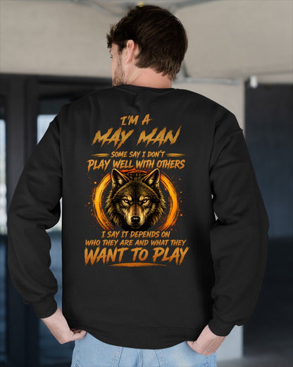 MAY - WHAT THEY WANT TO PLAY - Birthday T-Shirt For MAN - TRACY05 (SKU2608-12-05)