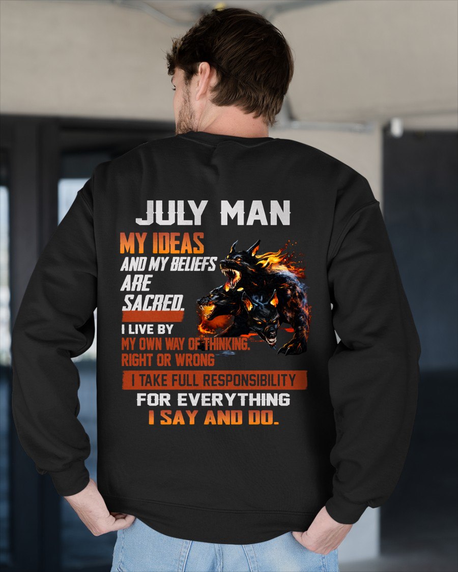 JULY - "I SAY AND DO" T-shirt For MAN - TRACY07 (SKU2607-50-07)