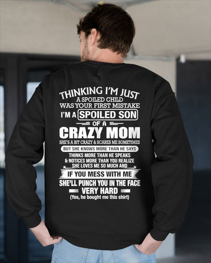 Thinking I'm Just A Spoiled Child T-shirt From MOM - TRACY00 (SKU2605-230-00)