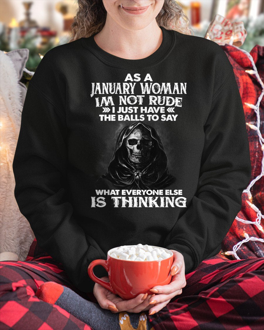 JANUARY - I'M NOT RUDE T-Shirt For WOMAN - TRACY01 (SKU2605-430-01)