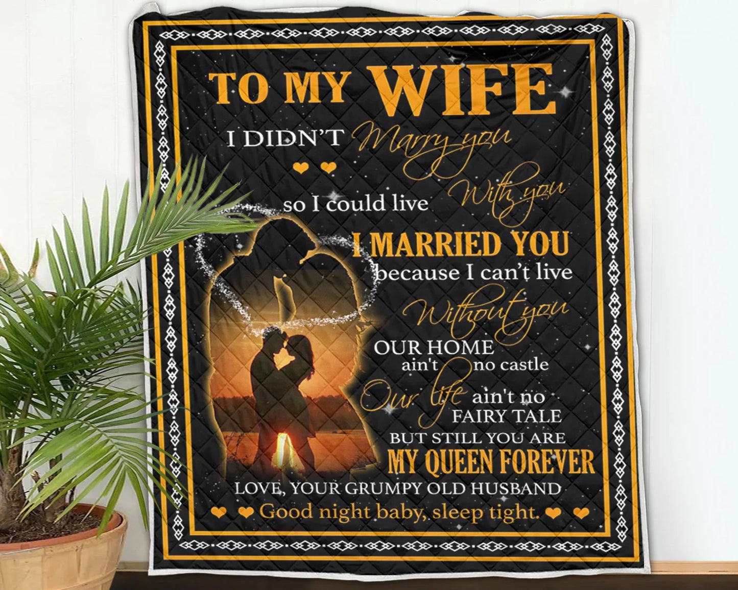 Special Blanket Gift For Your Wife - From  Husband