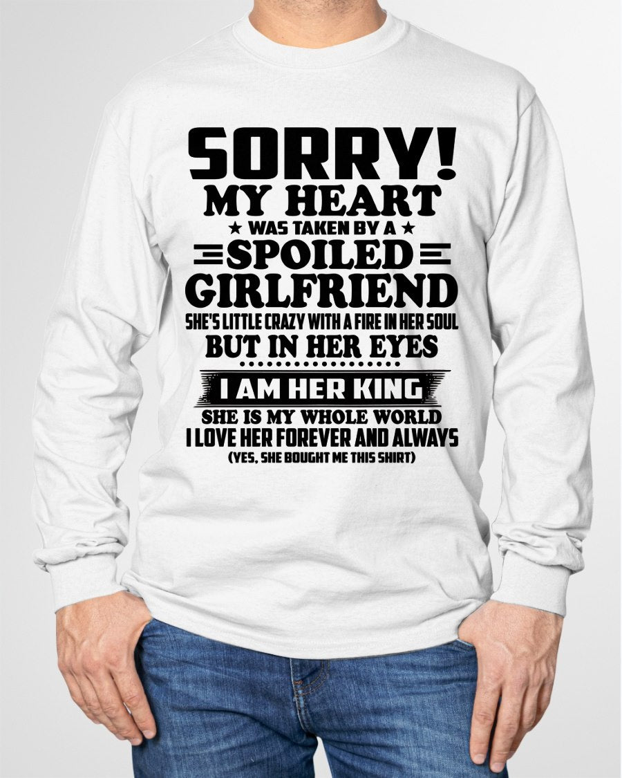 I AM GIRLFRIEND KING T-Shirt From Wife - TRACY00 (SKU2605-323-00)