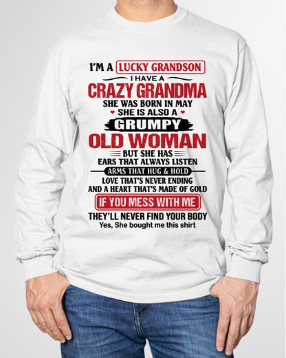 MAY - LUCKY GRANDSON HAVE A GRANDMA From GRANDMA - TRACY05 (SKU2606-361-05)