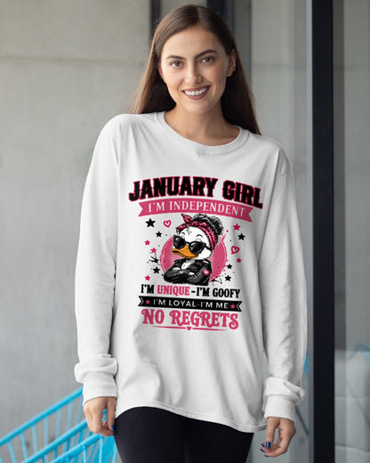JANUARY - I'M UNIQUE GOOFY LOYAL T-shirt For WOMAN - TRACY01 (SKU2608-421-01)