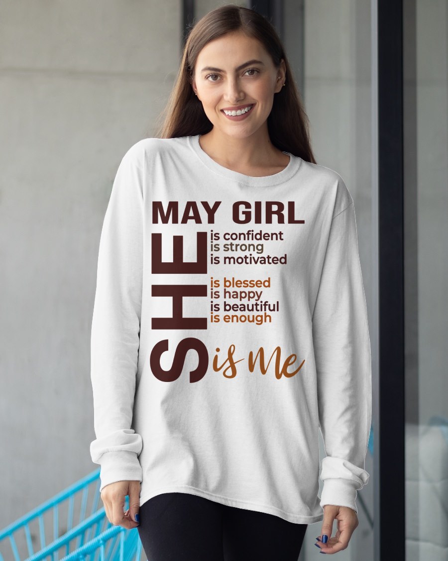 May - T-shirt For Woman Born In May - TRACY05 (SKU2605-04-05)