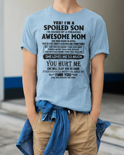 April - Awesome Mom - Perfect Gift For Son From Mom - XUAN04 (SKU-SPW-04)