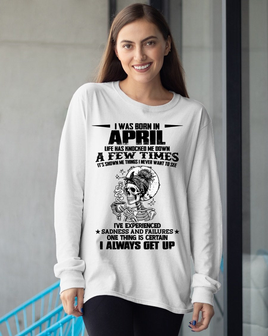 APRIL - LIFE HAS KNOCKED ME DOWN A FEW TIMES For WOMAN - TRACY04 (SKU2606-338-04)