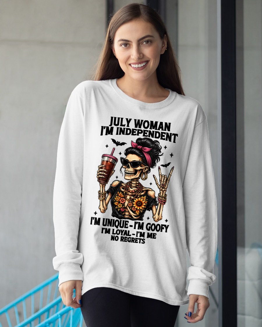 JULY - I'M UNIQUE GOOFY LOYAL For WOMAN T-Shirt - TRACY07 (SKU2606-33-07)