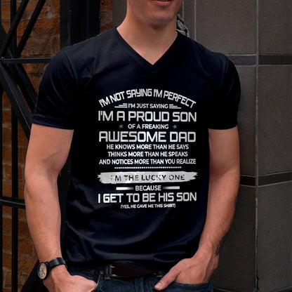 I'm not saying I'm perfect T-shirt From DAD - TRACY00 (SKU2605-284-00)