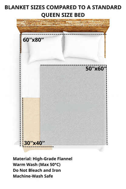 BLANKET FOR GRANDSON – COMFORT & WARMTH GIFT FROM GRANDMA  Sherpa Fleece Quilt Blanket tracy00 (SKUB12-BLK-02)