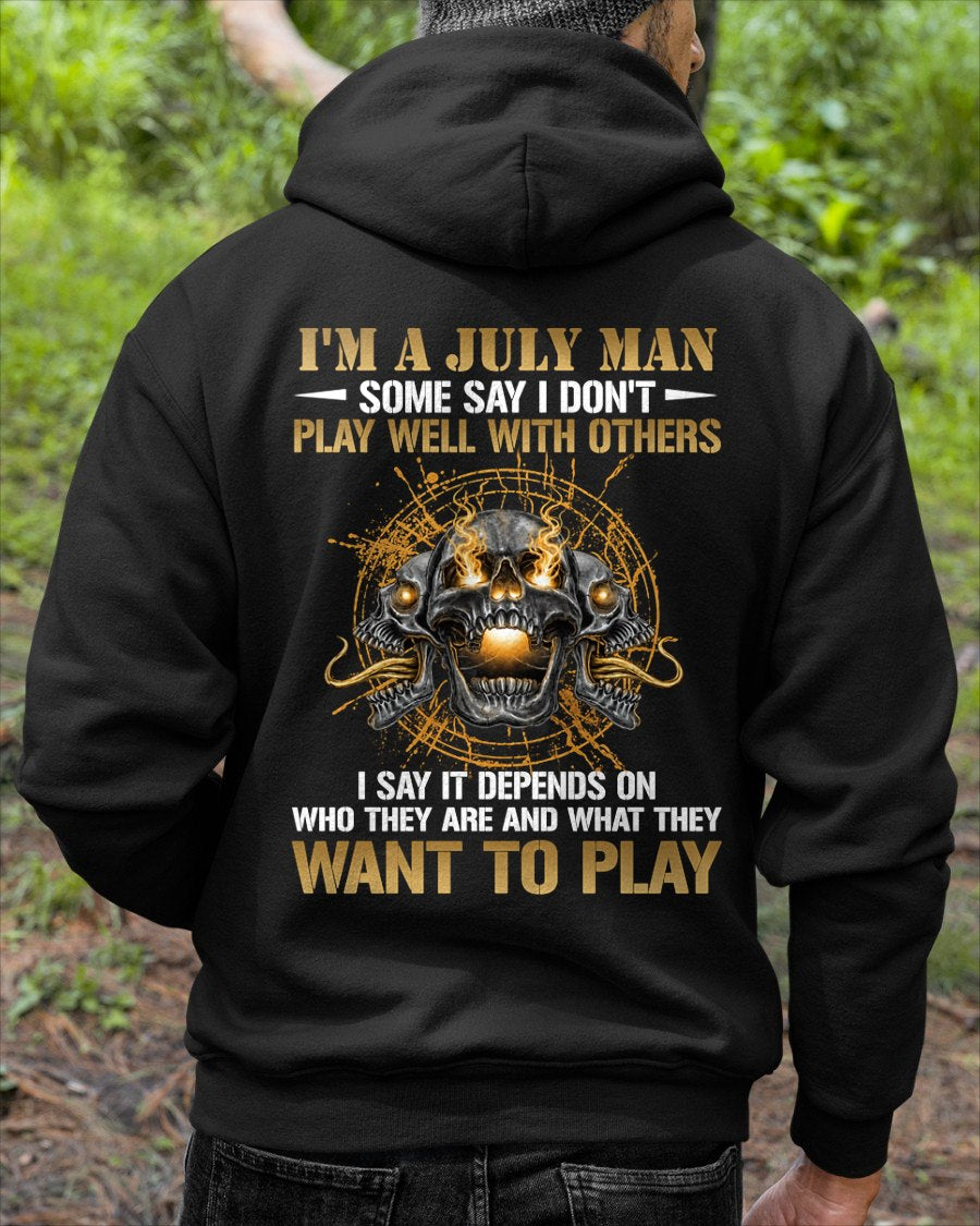 JULY - DON'T PLAY WELL WITH OTHERS T-Shirt For MAN - TRACY07 (SKU2606-04-07)