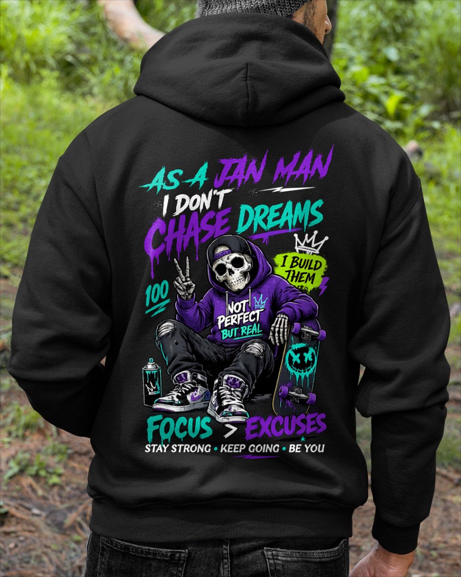 JANUARY - I DON'T CHASE DREAM T-Shirt For MAN - TRACY01 (SKU2605-361-01)
