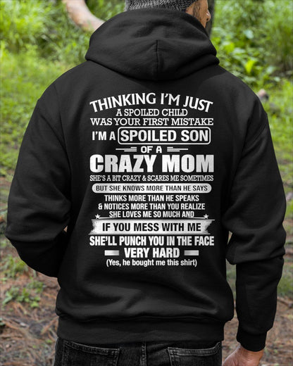 Thinking I'm Just A Spoiled Child T-shirt From MOM - TRACY00 (SKU2605-230-00)