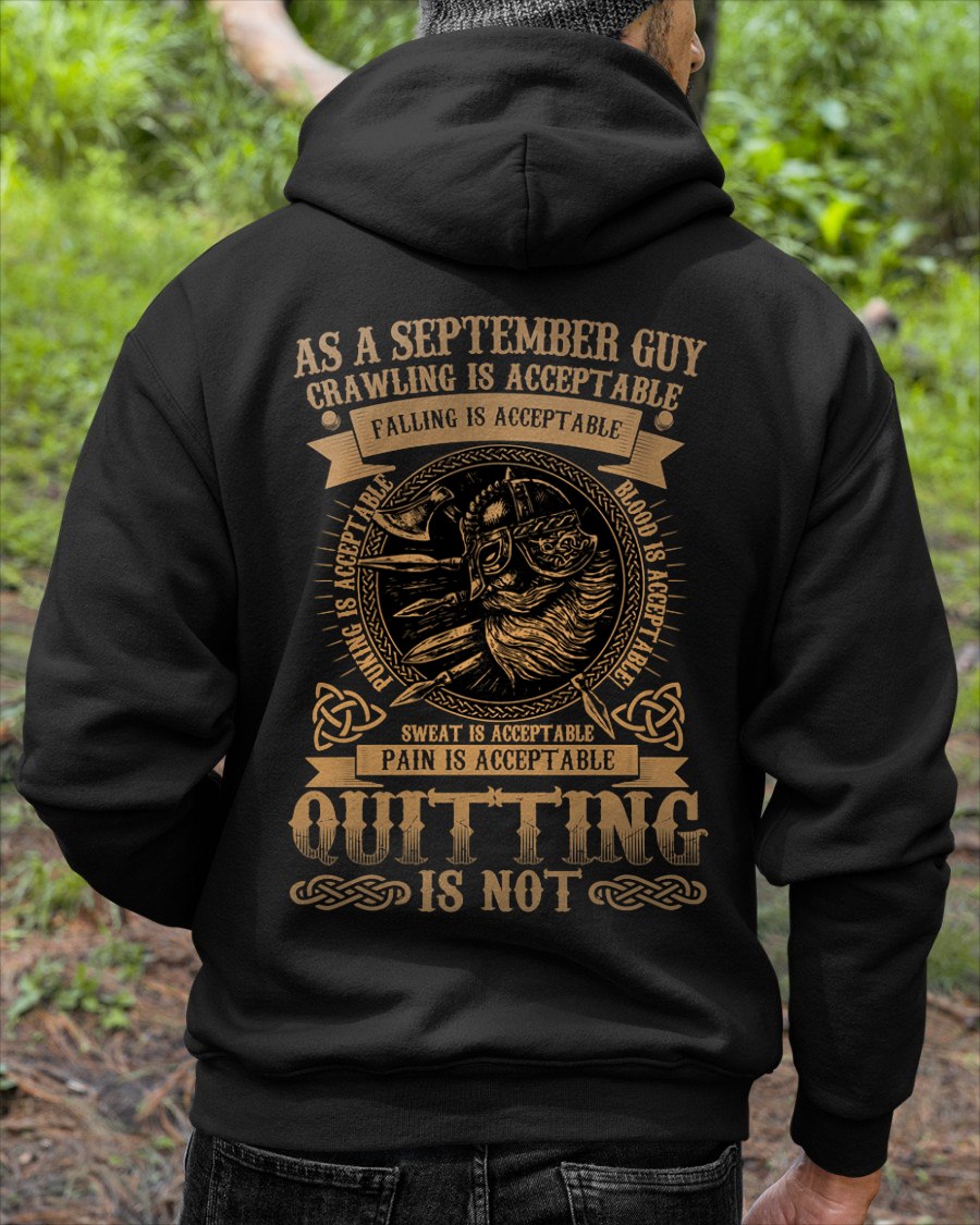 SEPTEMBER - CRAWLING IS ACCEPTABLE T-Shirt For MAN - TRACY09 (SKU2606-150-09)