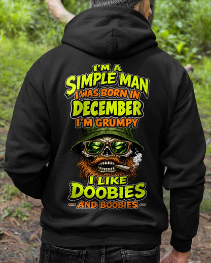 DECEMBER - I'M A SIMPLE MAN - Birthday T-Shirt For MAN - TRACY12 (SKU2608-393-12)