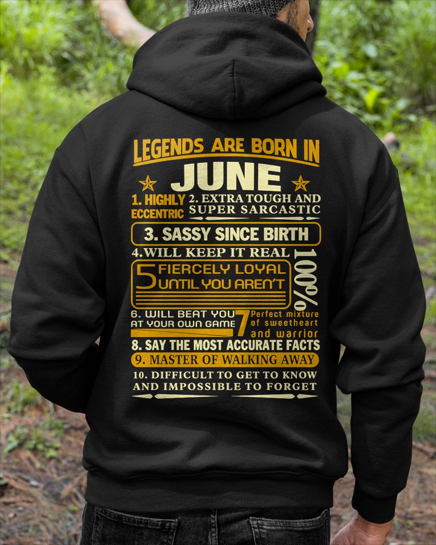 JUNE - LEGENDS ARE BORN IN JUNE For MAN - TRACY06 (SKU2605-242-06)