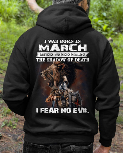 MARCH - EVEN THOUGH I WALK THROUGH THE VALLEY T-Shirt For MAN - TRACY03 (SKU2606-168-03)