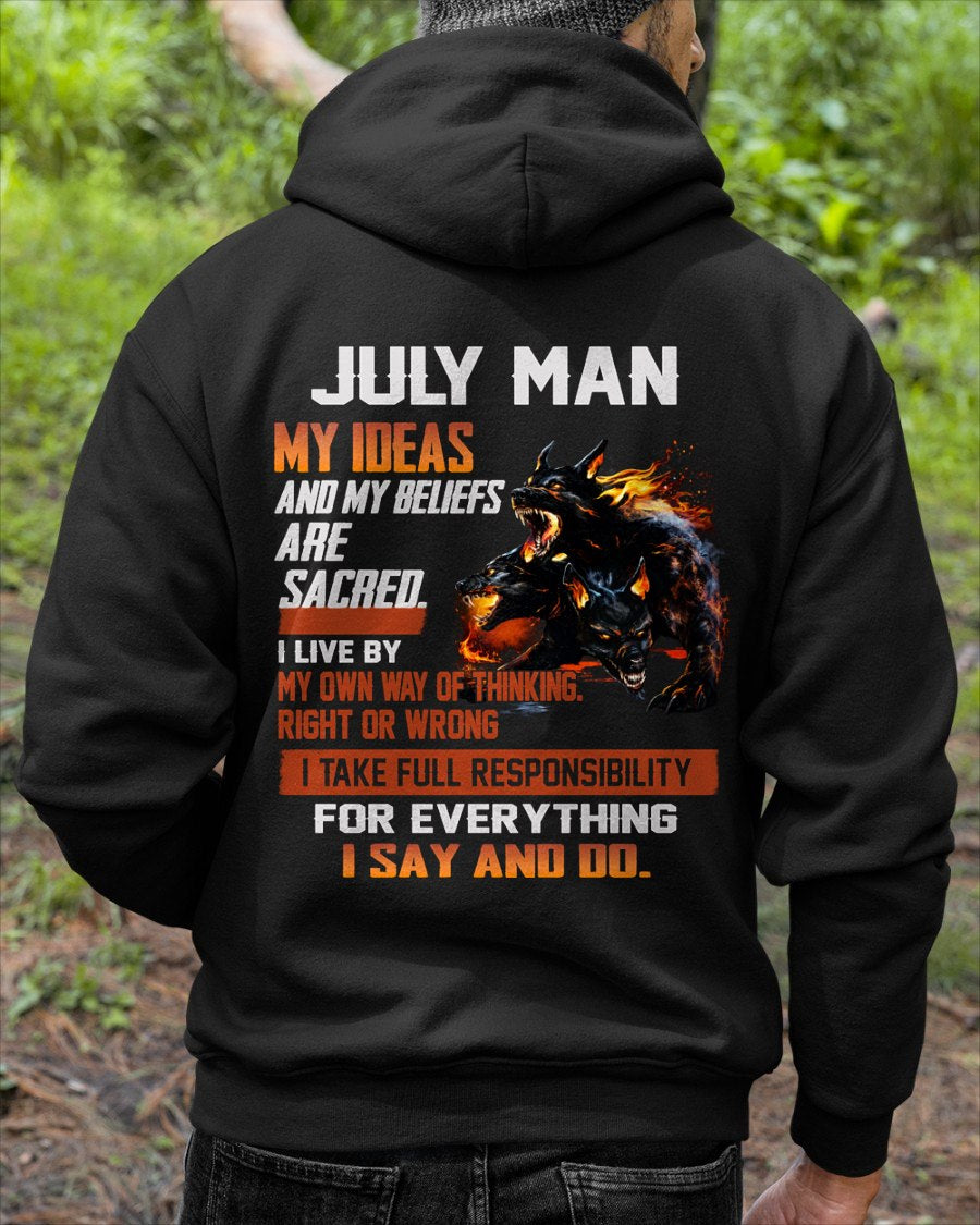 JULY - "I SAY AND DO" T-shirt For MAN - TRACY07 (SKU2607-50-07)