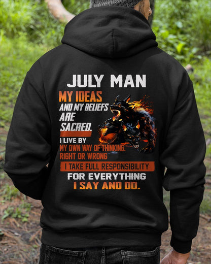 JULY - "I SAY AND DO" T-shirt For MAN - TRACY07 (SKU2607-50-07)