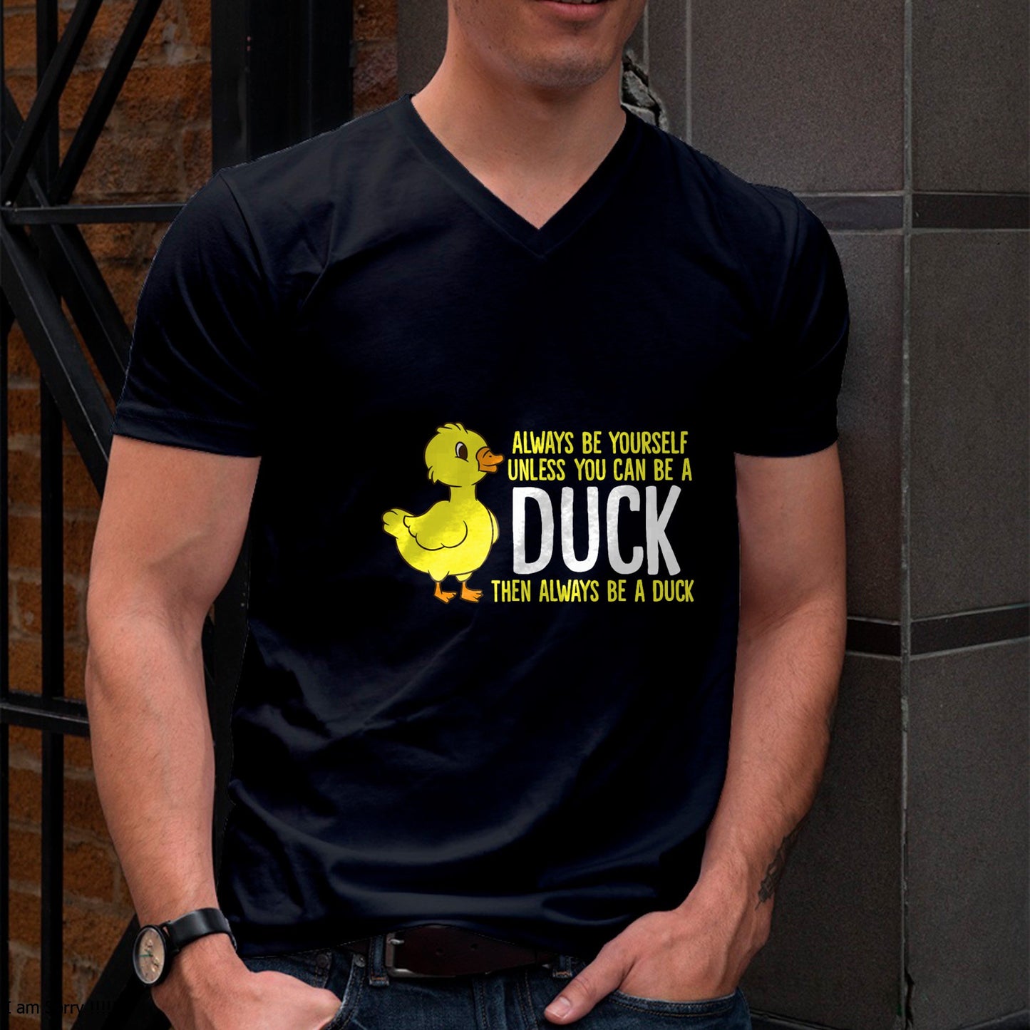 Always Be Yourself Unless You Can Be A Duck Duck Lovers T-Shirt For MAN - TRACY00 (SKU-TRAN-160501)