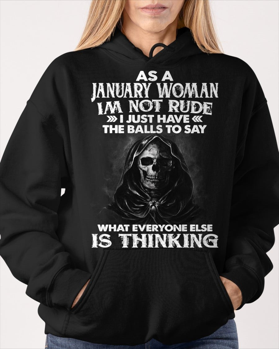 JANUARY - I'M NOT RUDE T-Shirt For WOMAN - TRACY01 (SKU2605-430-01)