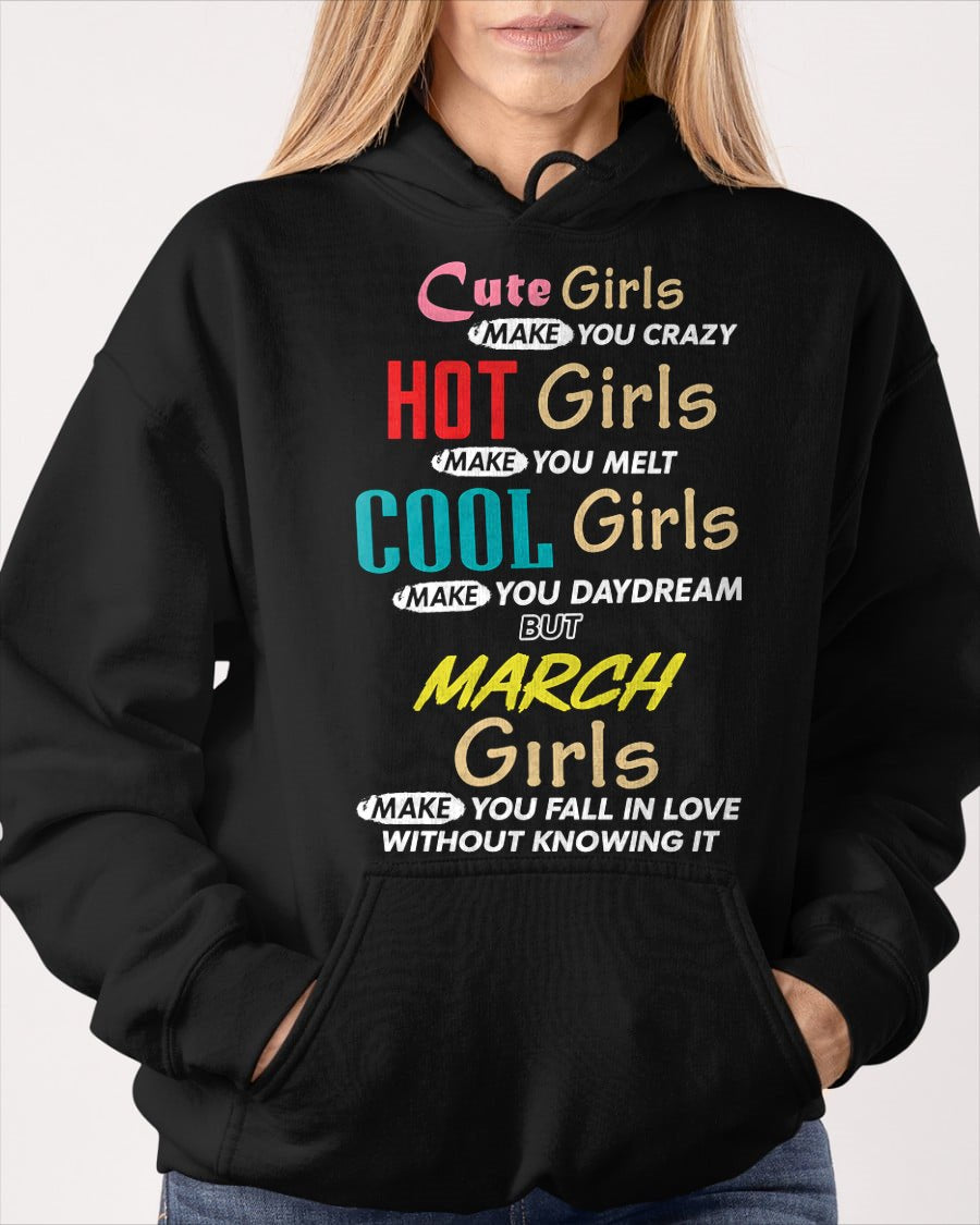 MARCH - CUTE GIRL T-Shirt For WOMAN - TRACY03 (SKU2607-252-03)