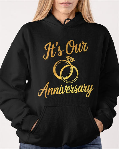 It's Our Anniversary Shirts for Married Couples Husband Wife T-Shirt For WOMAN - TRACY00 (SKU-TRAN-130502)