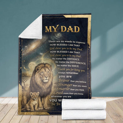 Special Gift For Your Dad Blanket - From Son
