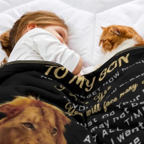 Perfect Blanket Gift for Adult Son from Parents - Blanket To Your SON - From MOM/DAD