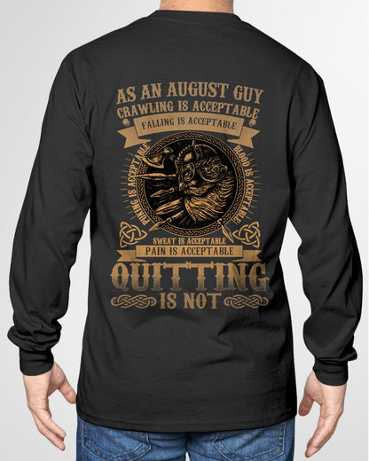 AUGUST - CRAWLING IS ACCEPTABLE T-Shirt For MAN - TRACY08 (SKU2606-150-08)
