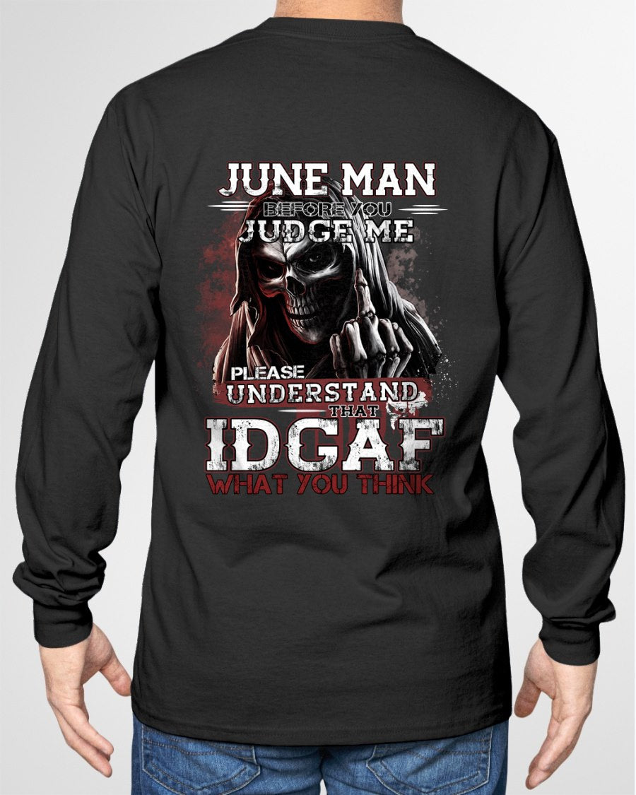 JUNE - BEFORE YOU JUDGE ME T-shirt For MAN - TRACY06 (SKU2605-275-06)