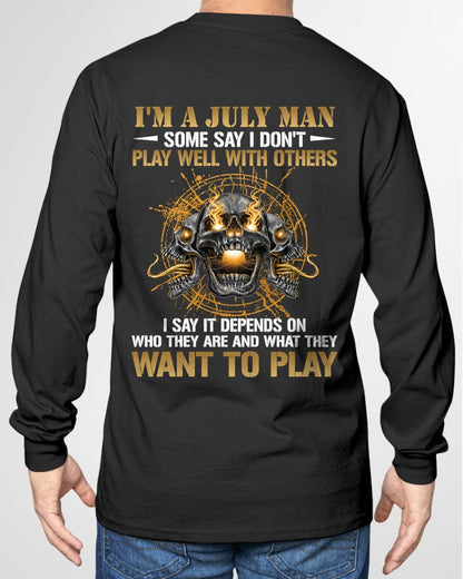 JULY - DON'T PLAY WELL WITH OTHERS T-Shirt For MAN - TRACY07 (SKU2606-04-07)