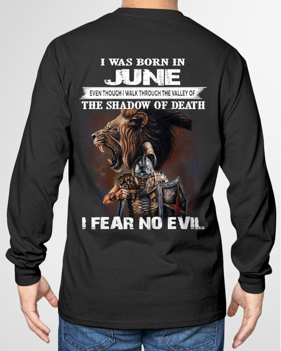 JUNE - EVEN THOUGH I WALK THROUGH THE VALLEY T-Shirt For MAN - TRACY06 (SKU2606-168-06)